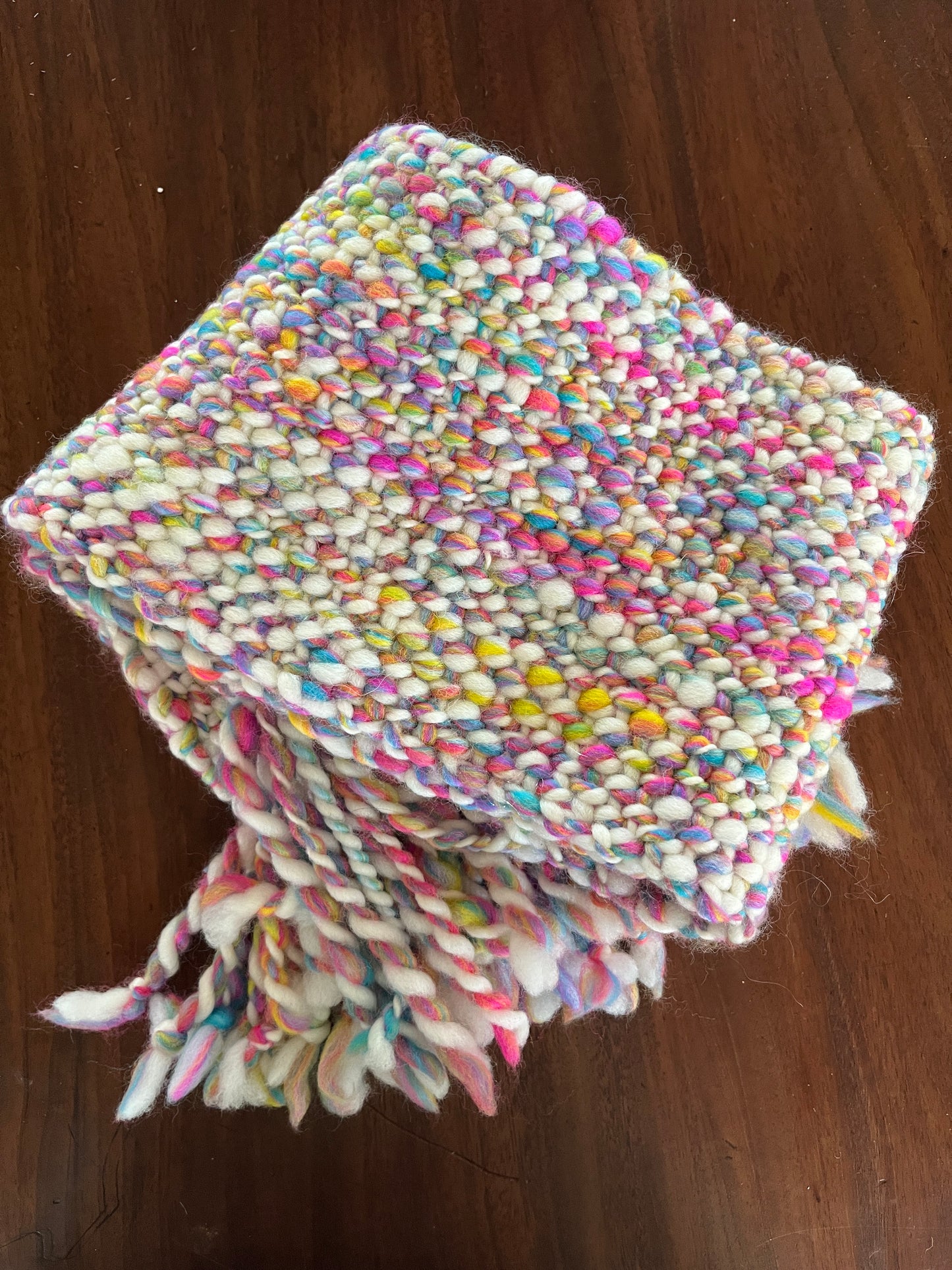 Hand Woven 100% Merino Scarf