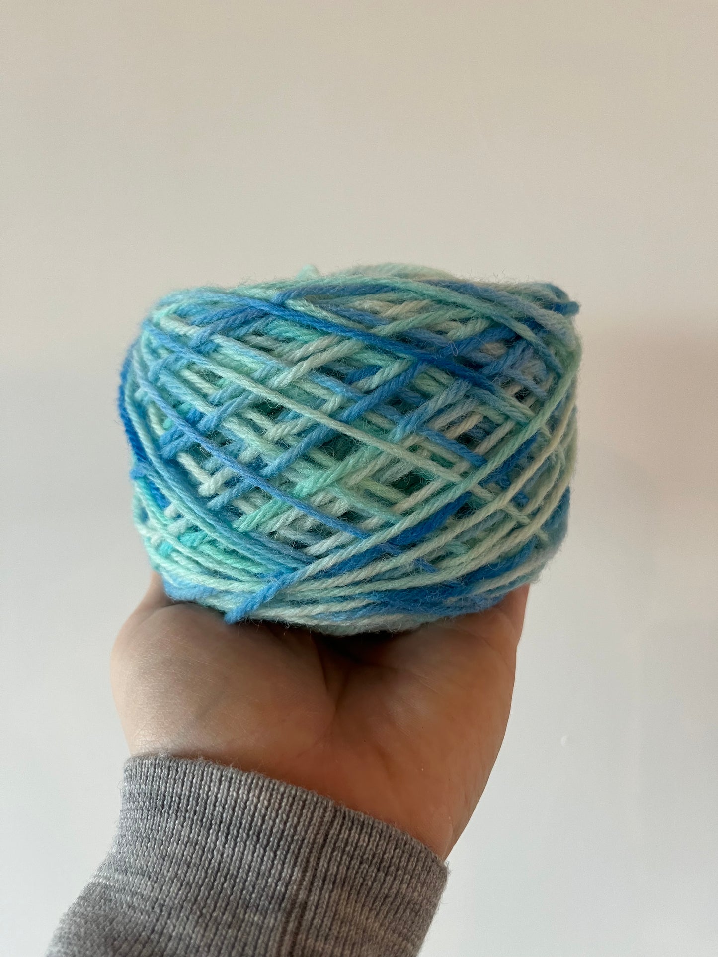 Hand dyed Dorset horn Aran