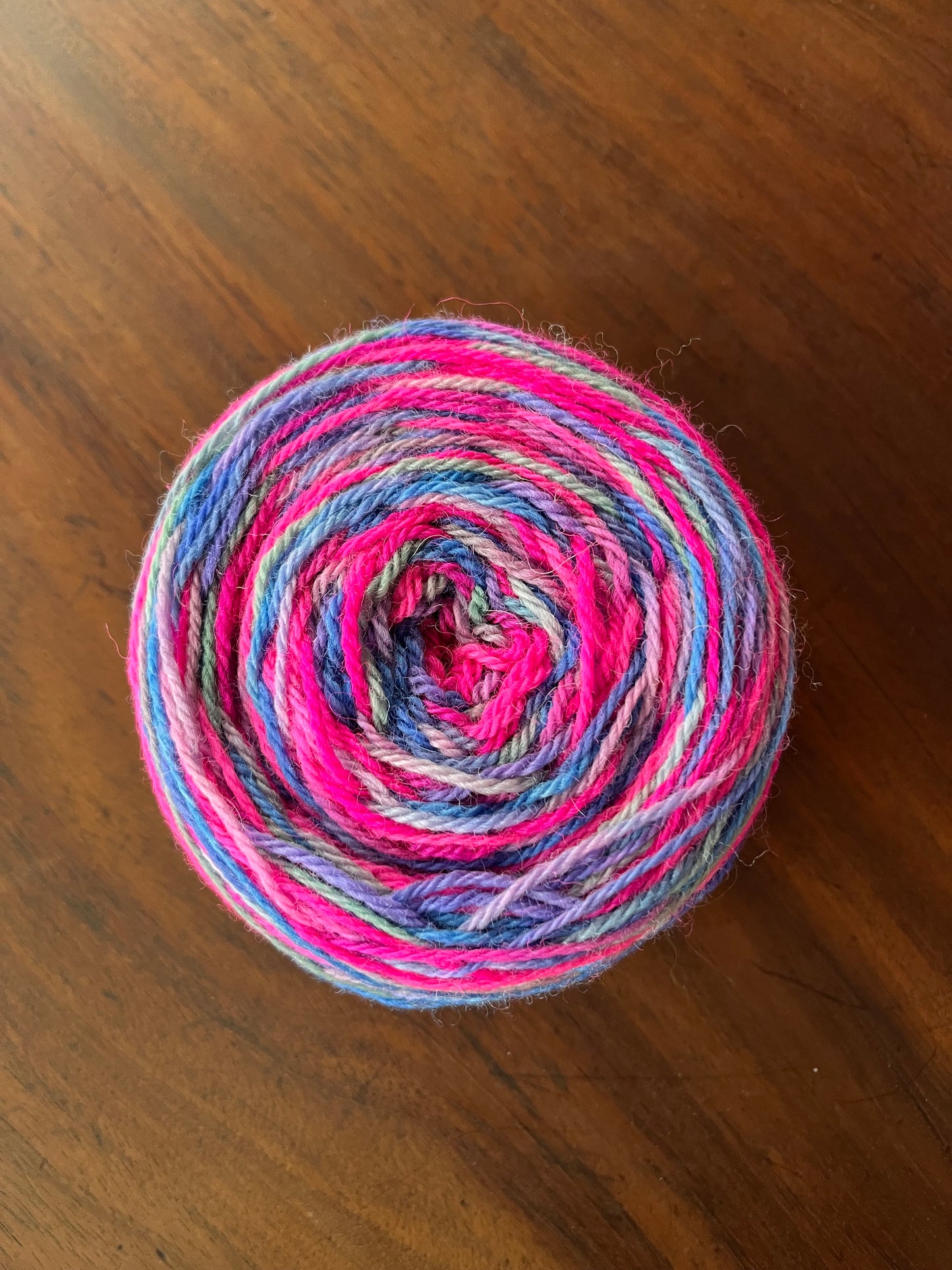 Hand dyed Double knit Shetland