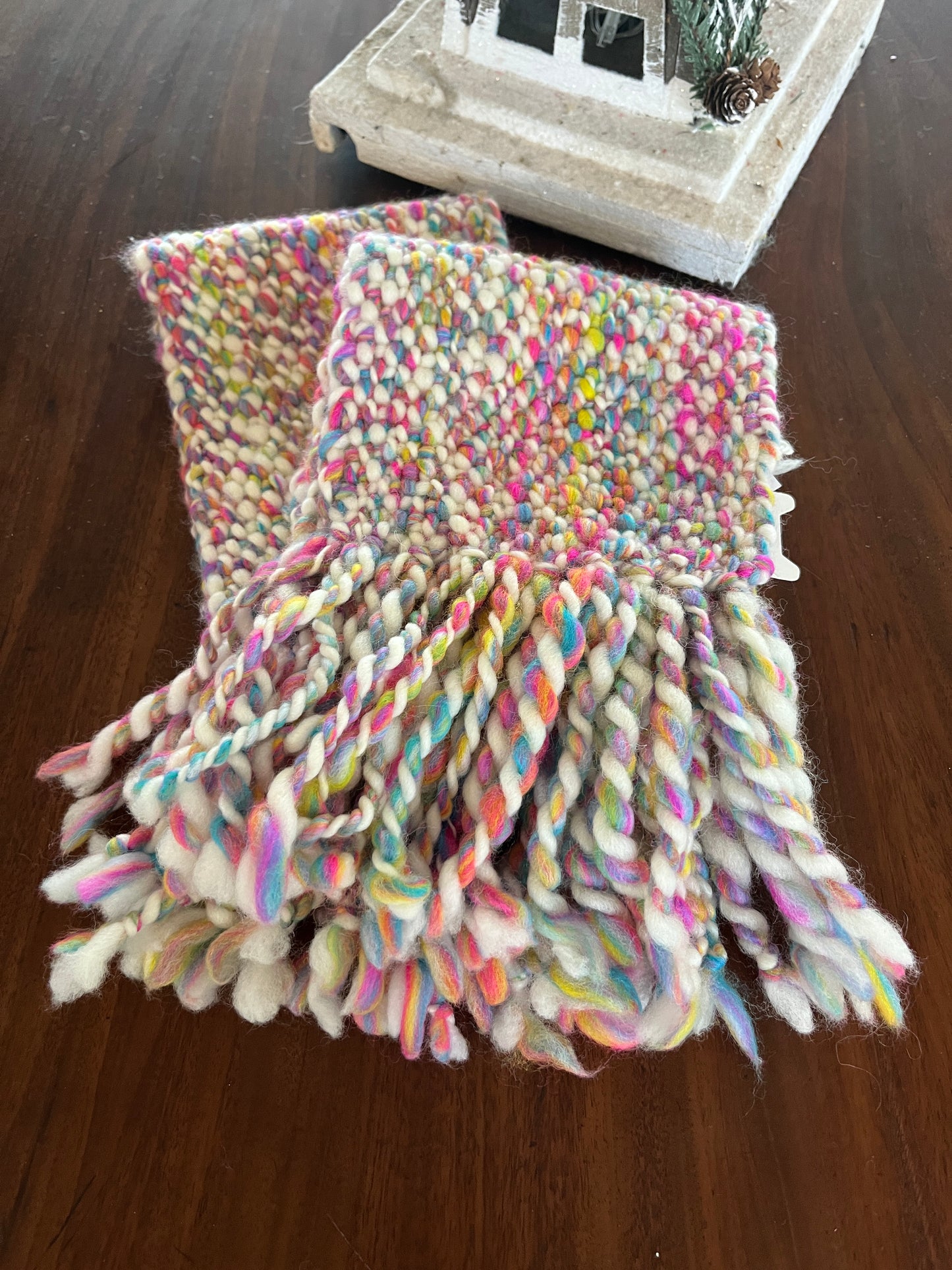 Hand Woven 100% Merino Scarf