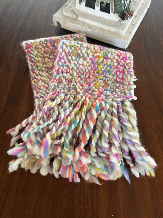 Hand Woven 100% Merino Scarf