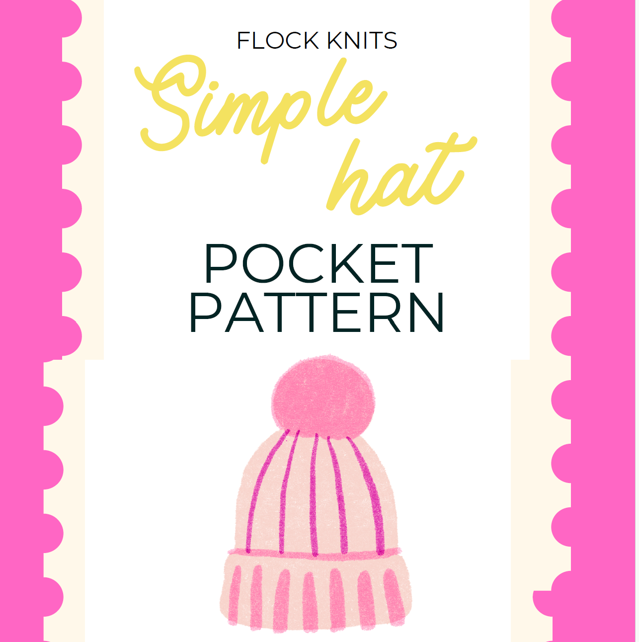 Flock Hat Pattern - Digital