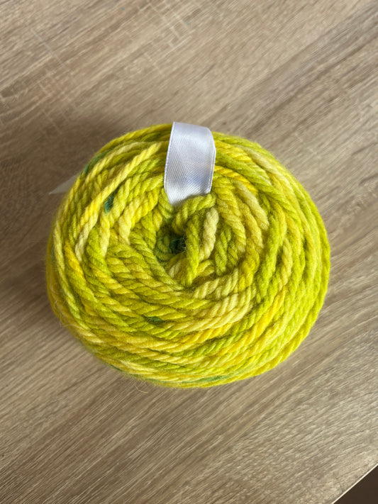 Chunky hand dyed merino