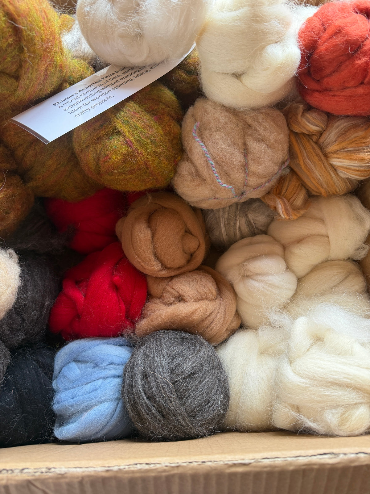 Sharon's 50g Assorted Fibre Balls